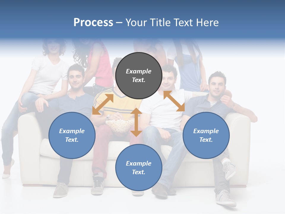 Casual Leather Jacket PowerPoint Template