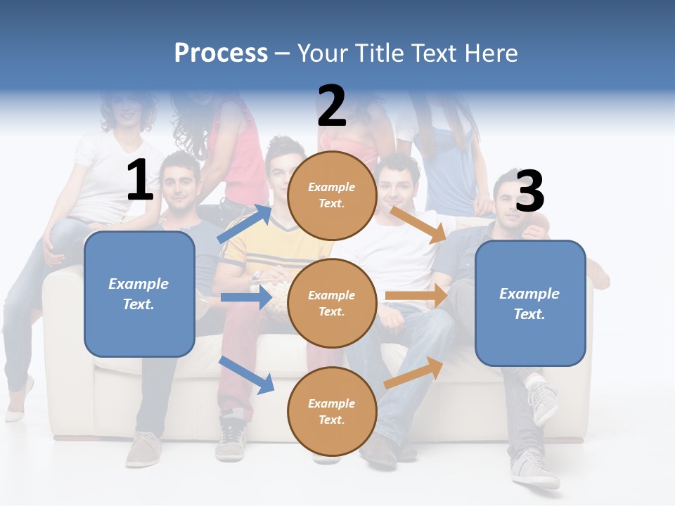 Casual Leather Jacket PowerPoint Template