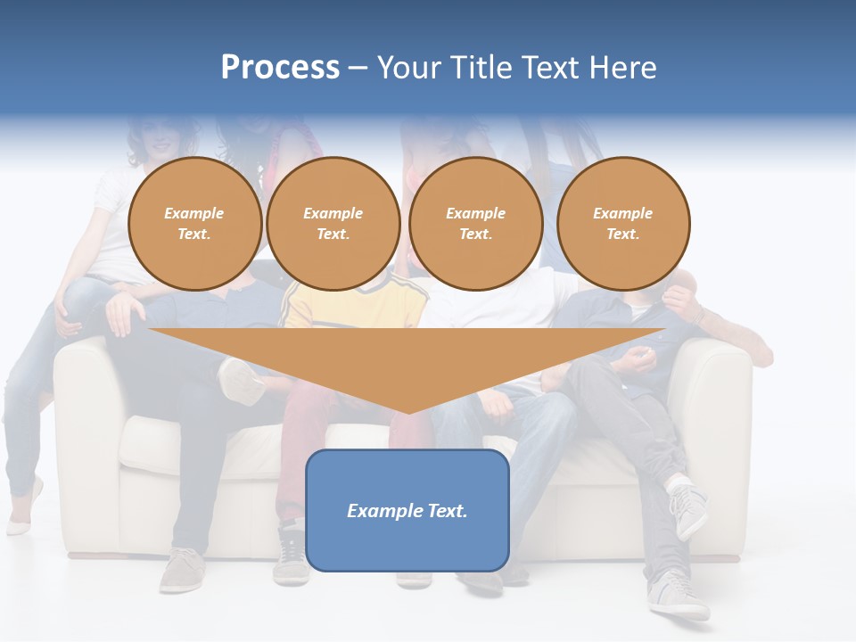 Casual Leather Jacket PowerPoint Template