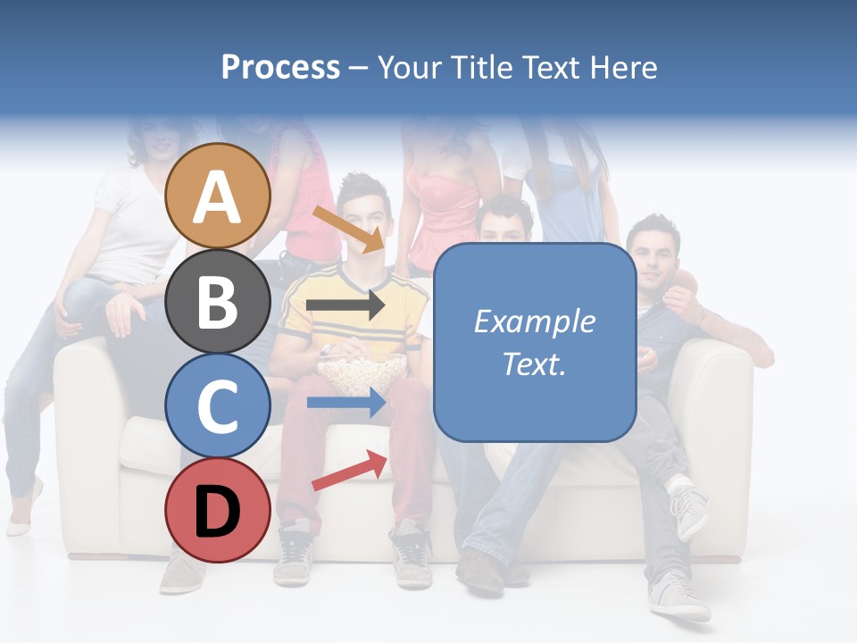 Casual Leather Jacket PowerPoint Template