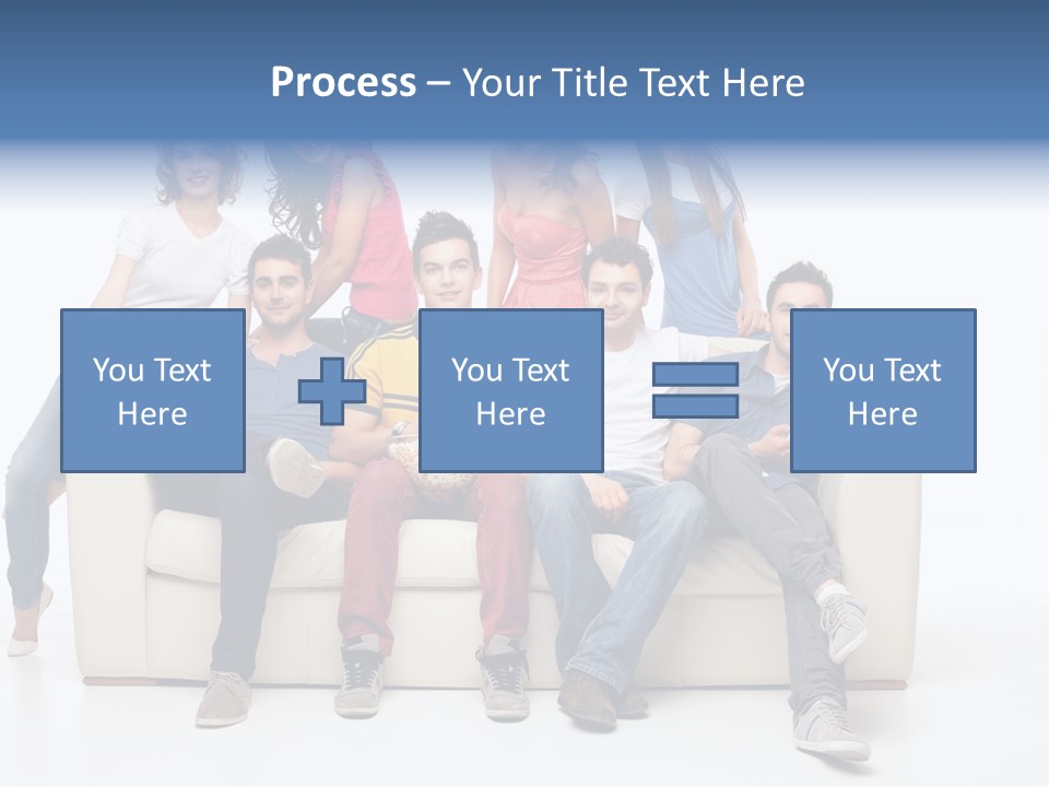 Casual Leather Jacket PowerPoint Template
