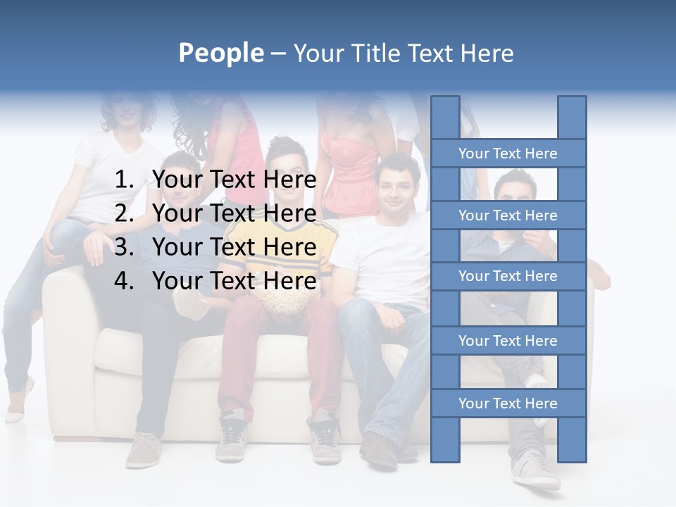 Casual Leather Jacket PowerPoint Template