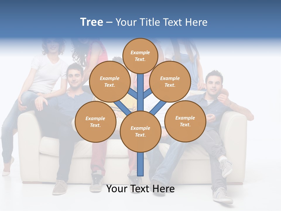 Casual Leather Jacket PowerPoint Template