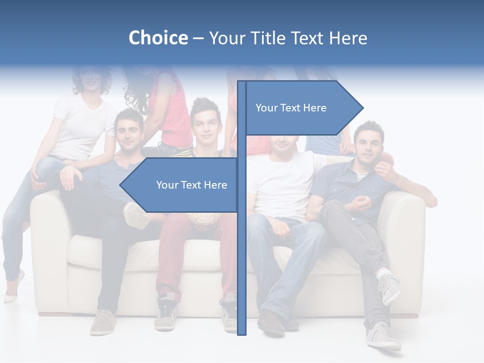 Casual Leather Jacket PowerPoint Template