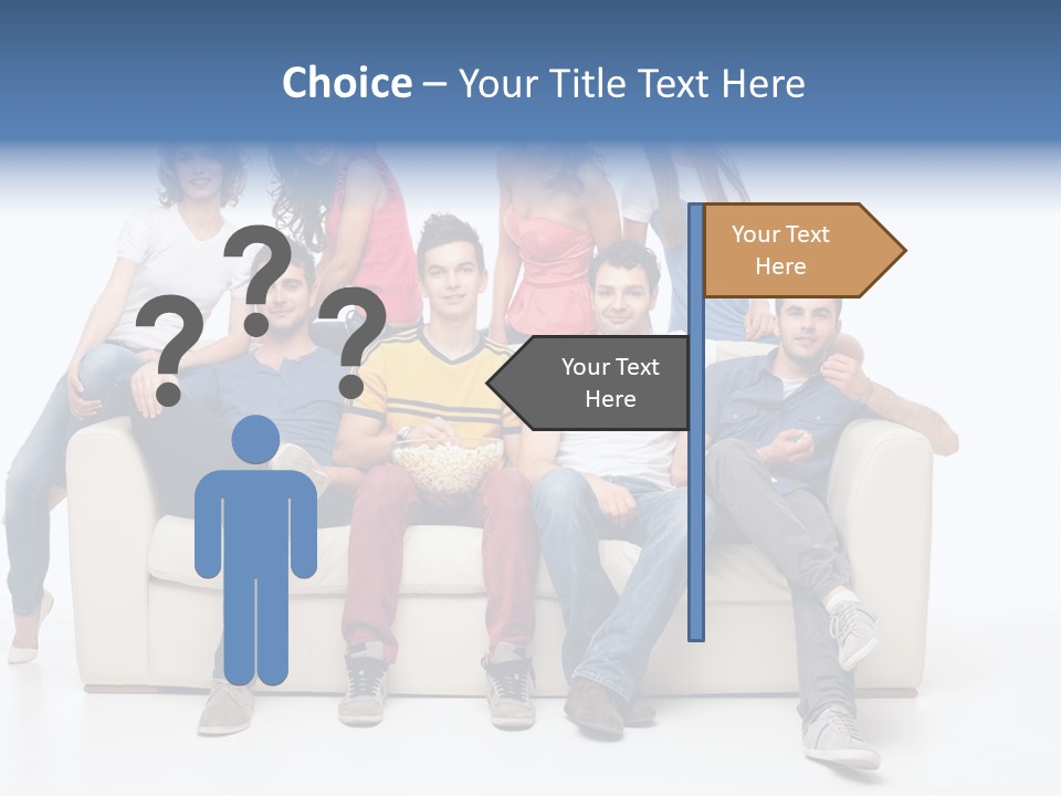 Casual Leather Jacket PowerPoint Template