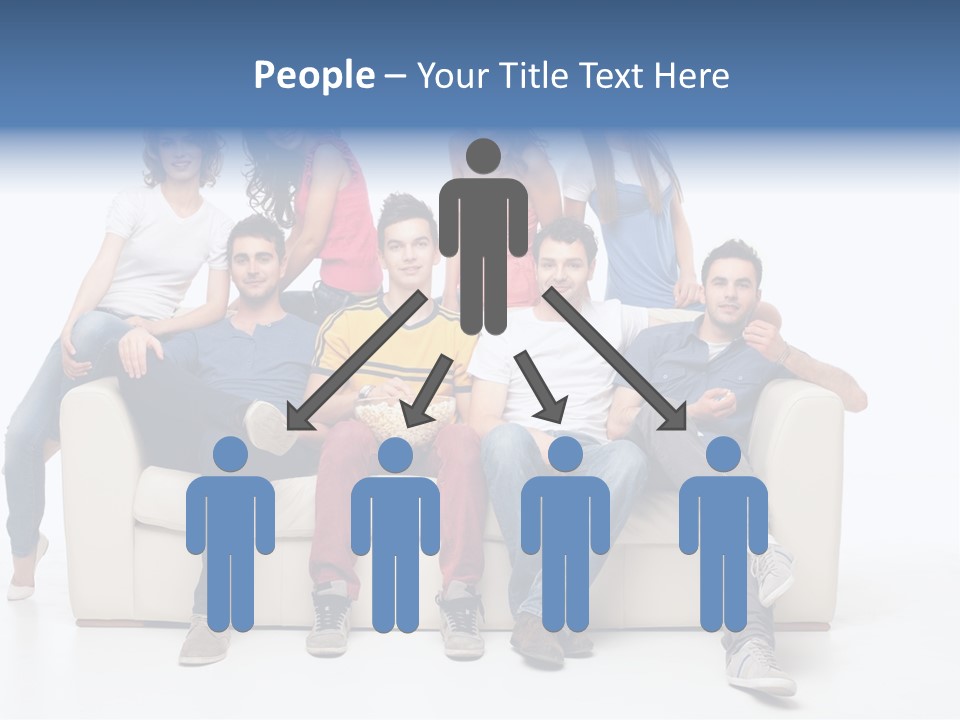 Casual Leather Jacket PowerPoint Template