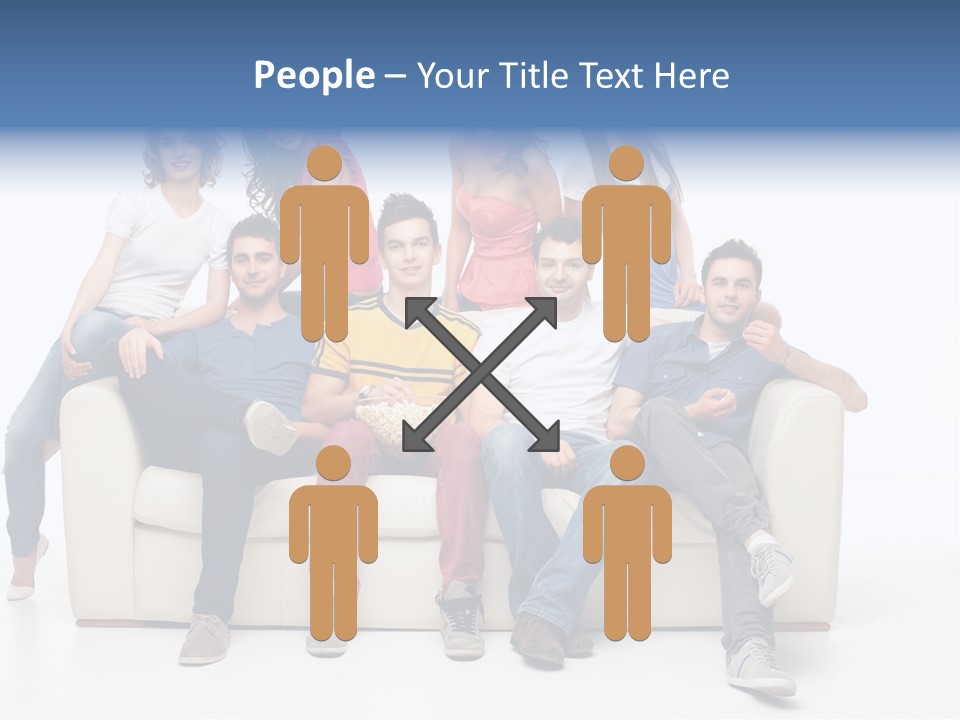 Casual Leather Jacket PowerPoint Template