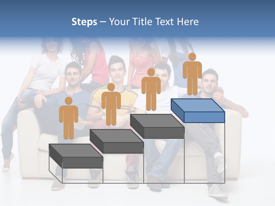 Casual Leather Jacket PowerPoint Template