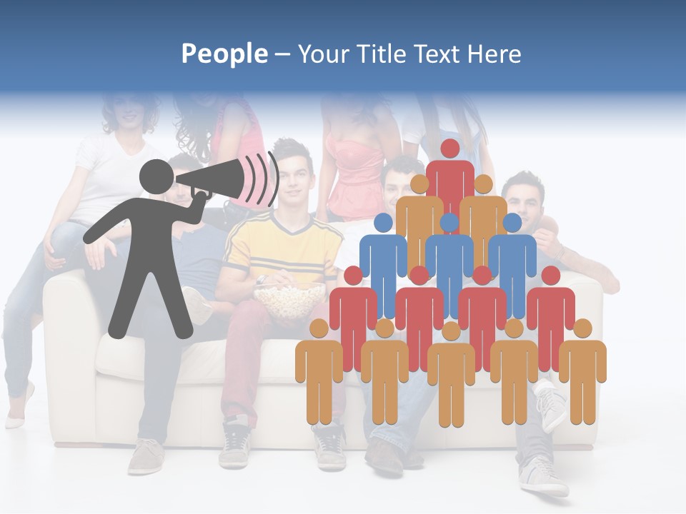 Casual Leather Jacket PowerPoint Template