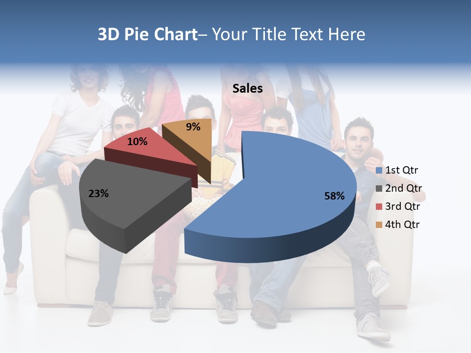 Casual Leather Jacket PowerPoint Template