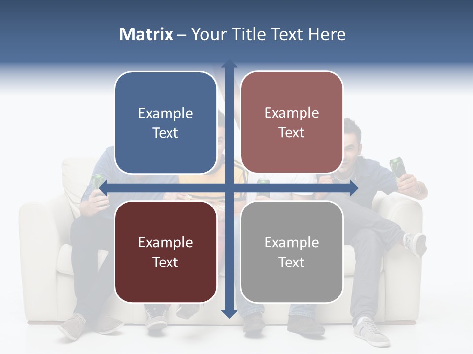Smile Caucasian Joy PowerPoint Template