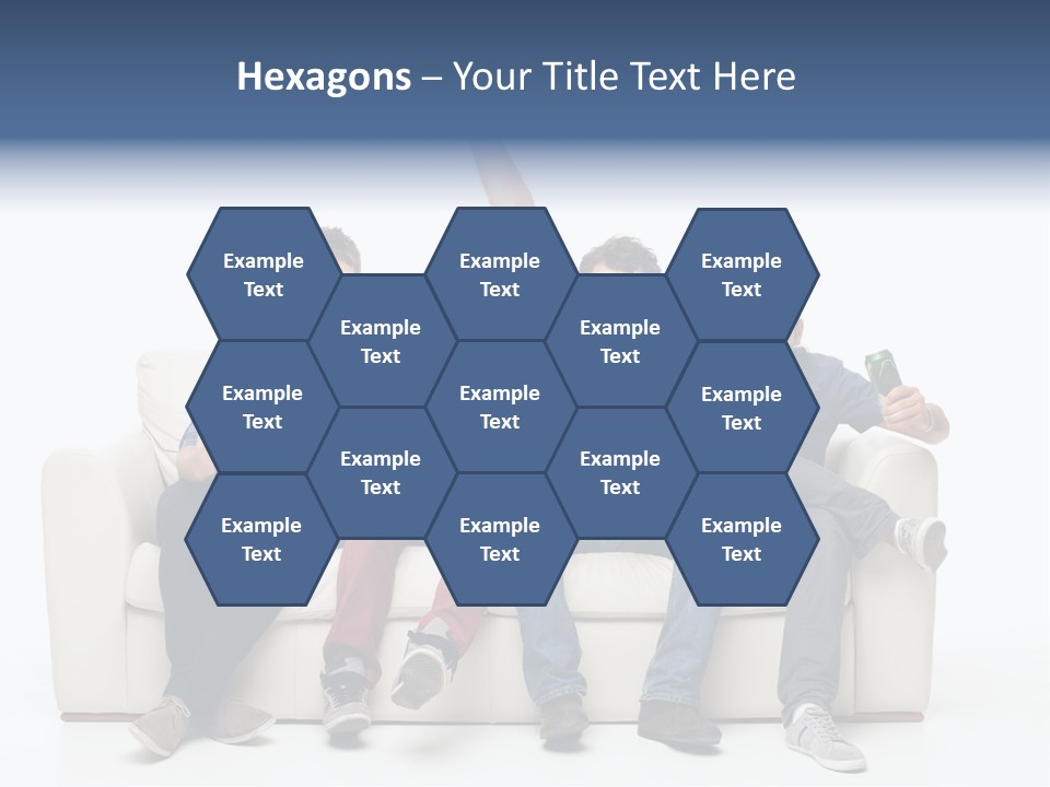 Smile Caucasian Joy PowerPoint Template