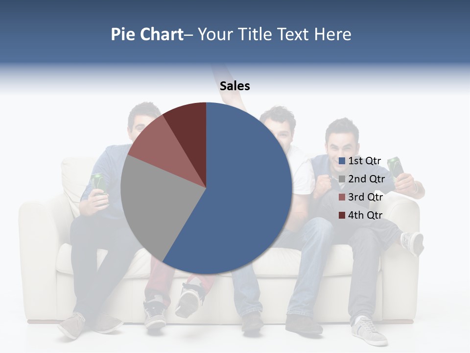 Smile Caucasian Joy PowerPoint Template