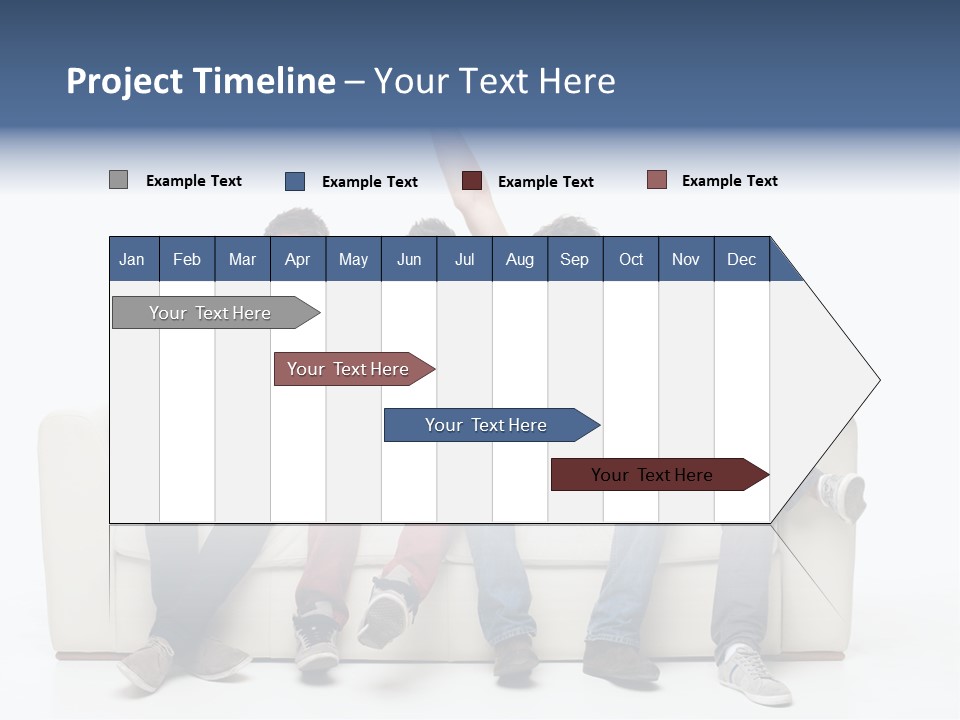 Smile Caucasian Joy PowerPoint Template
