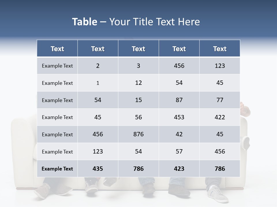 Smile Caucasian Joy PowerPoint Template