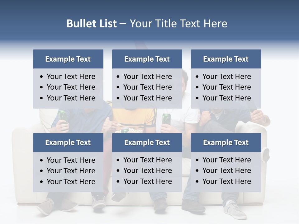 Smile Caucasian Joy PowerPoint Template