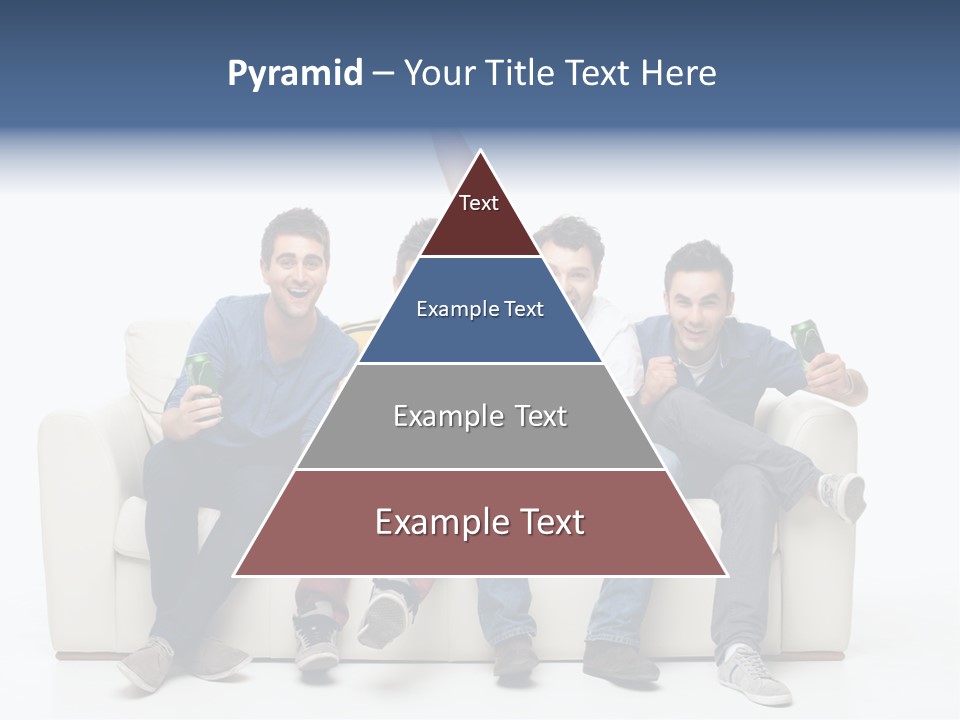 Smile Caucasian Joy PowerPoint Template
