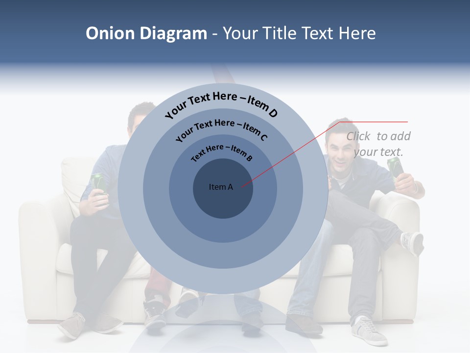 Smile Caucasian Joy PowerPoint Template
