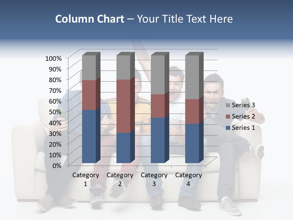 Smile Caucasian Joy PowerPoint Template