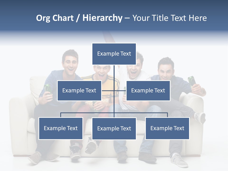 Smile Caucasian Joy PowerPoint Template