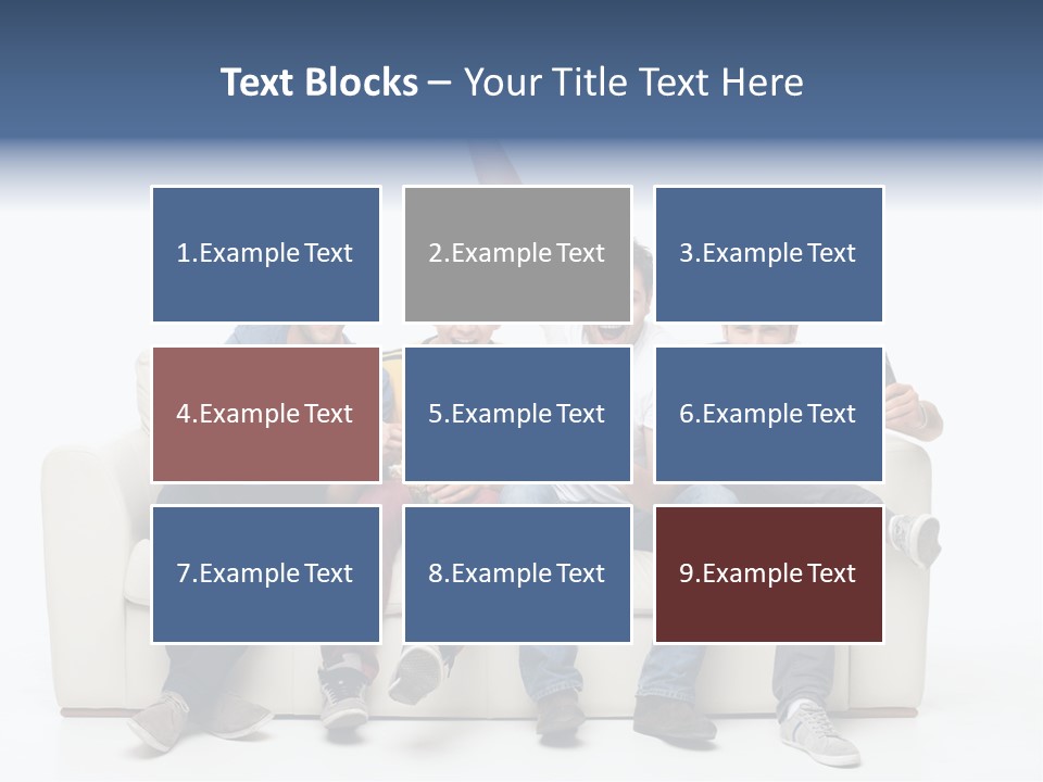 Smile Caucasian Joy PowerPoint Template