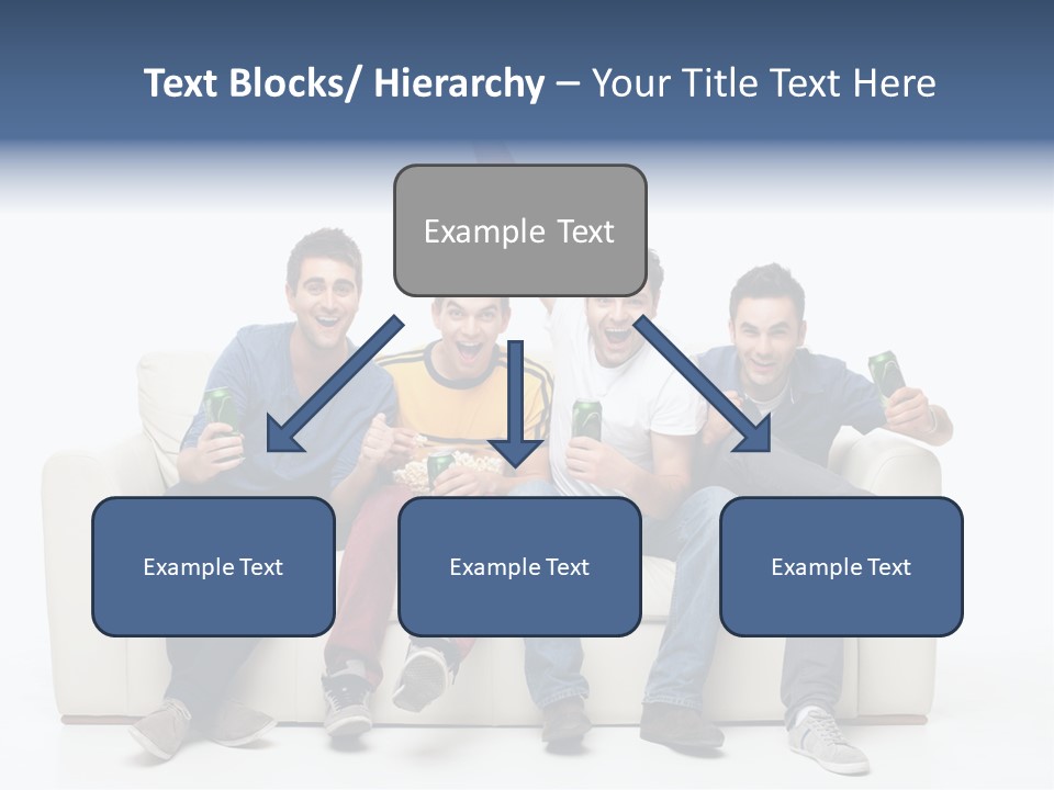 Smile Caucasian Joy PowerPoint Template