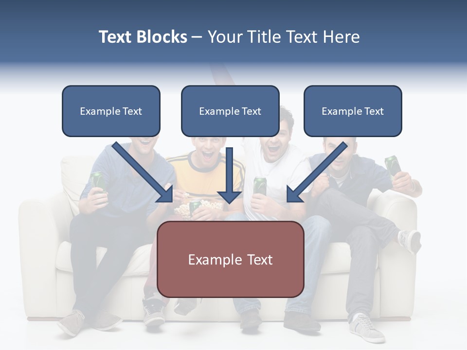 Smile Caucasian Joy PowerPoint Template