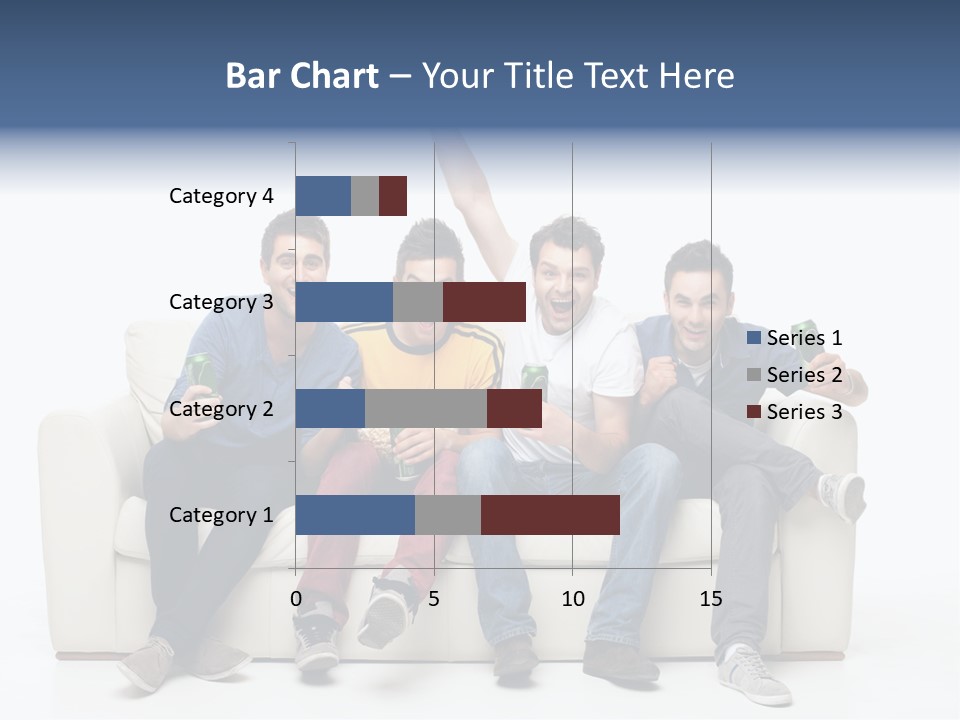 Smile Caucasian Joy PowerPoint Template
