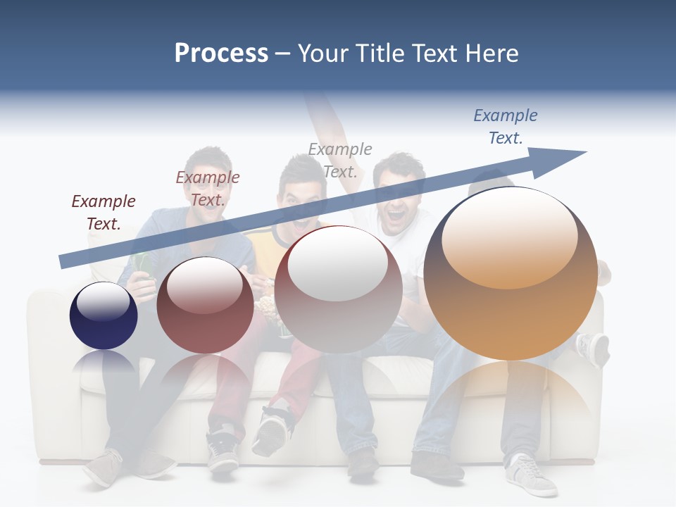 Smile Caucasian Joy PowerPoint Template