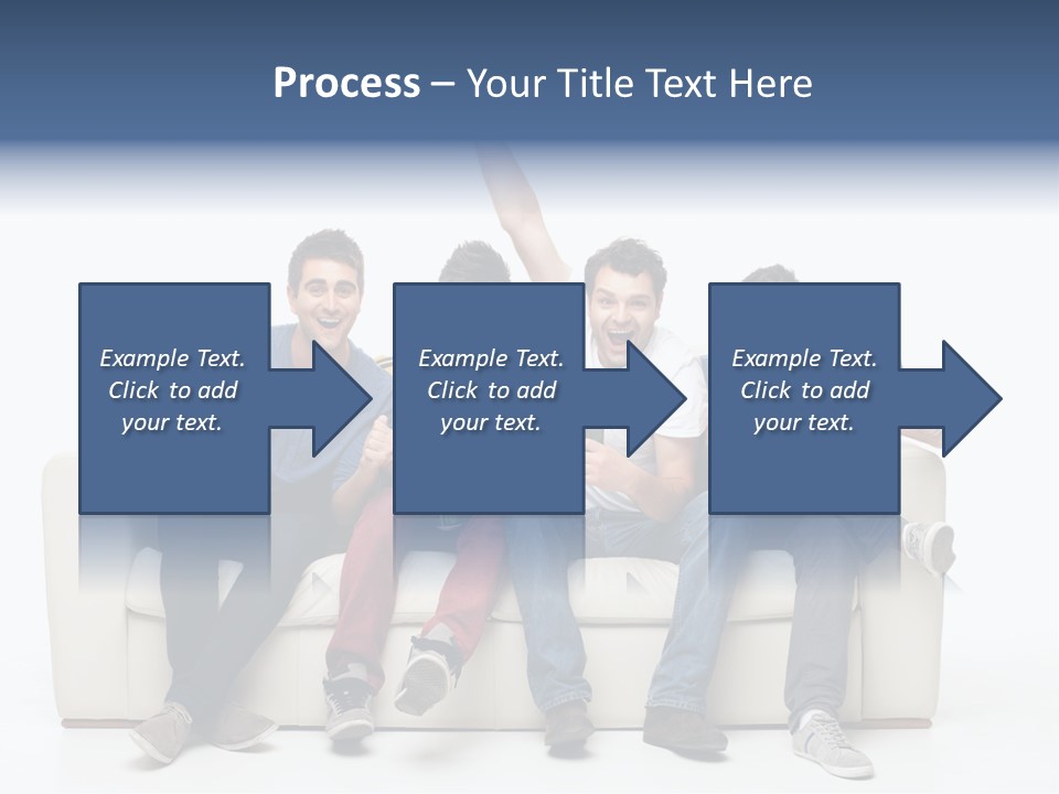 Smile Caucasian Joy PowerPoint Template