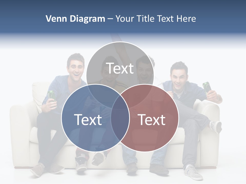 Smile Caucasian Joy PowerPoint Template