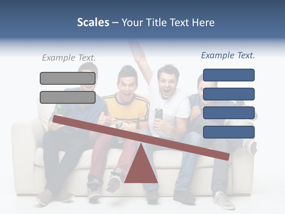 Smile Caucasian Joy PowerPoint Template