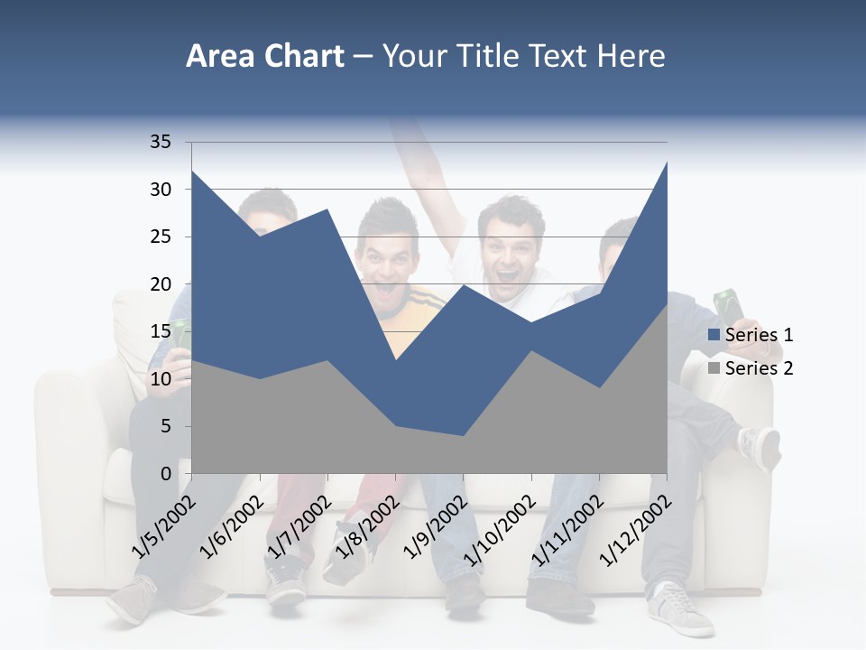 Smile Caucasian Joy PowerPoint Template