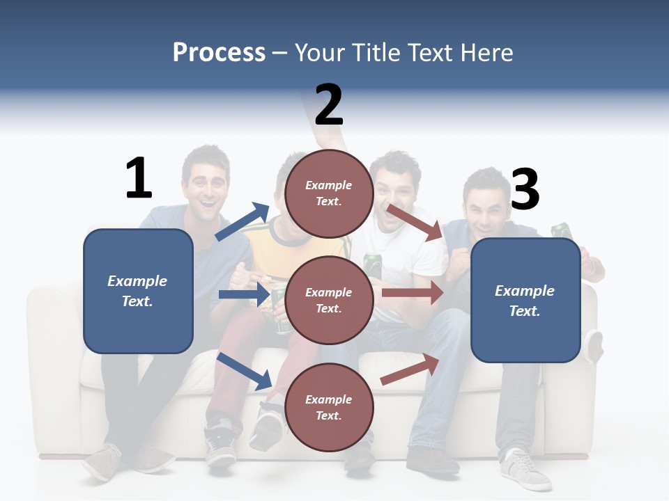 Smile Caucasian Joy PowerPoint Template