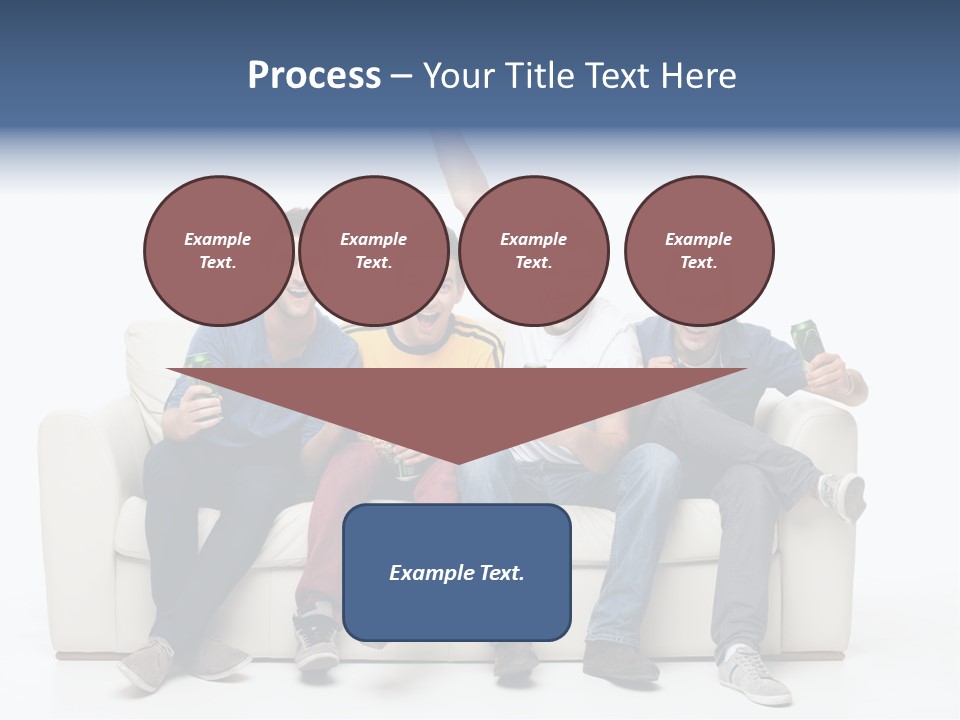Smile Caucasian Joy PowerPoint Template