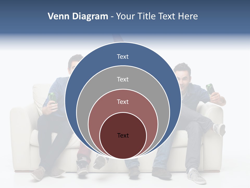 Smile Caucasian Joy PowerPoint Template