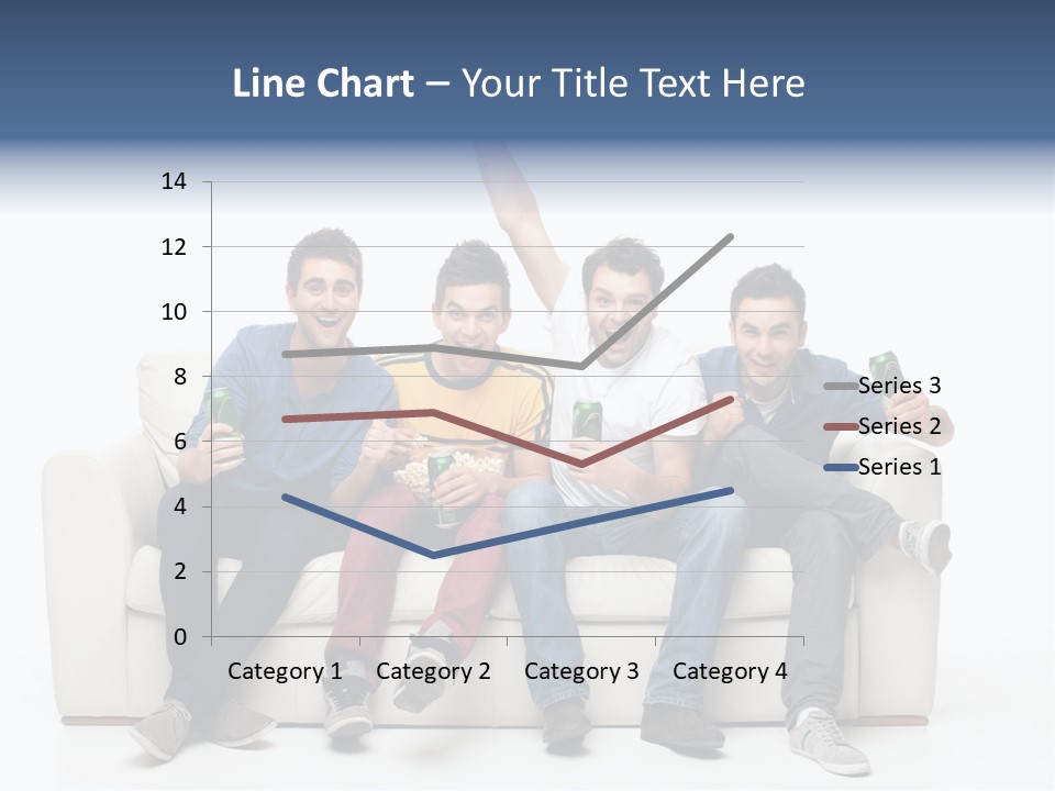 Smile Caucasian Joy PowerPoint Template