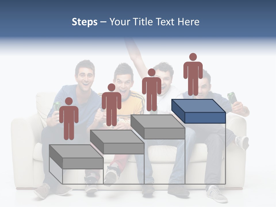 Smile Caucasian Joy PowerPoint Template