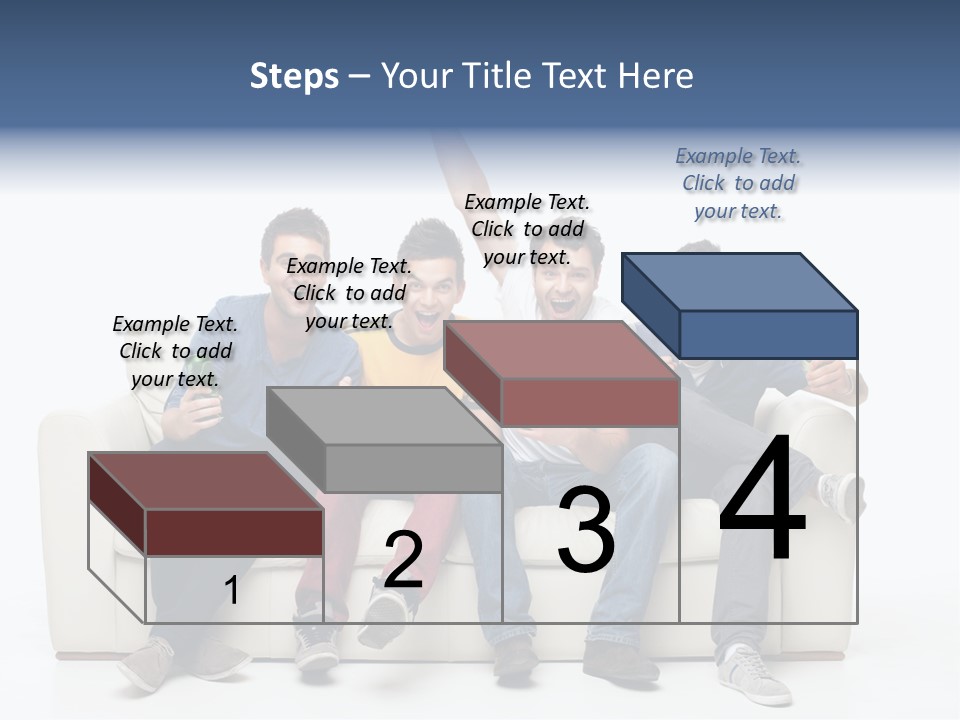 Smile Caucasian Joy PowerPoint Template