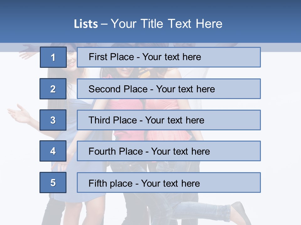 Vertical Young Shot PowerPoint Template