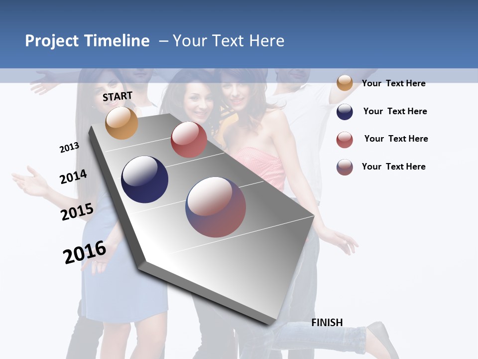 Vertical Young Shot PowerPoint Template