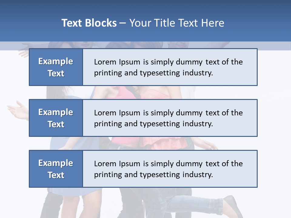 Vertical Young Shot PowerPoint Template