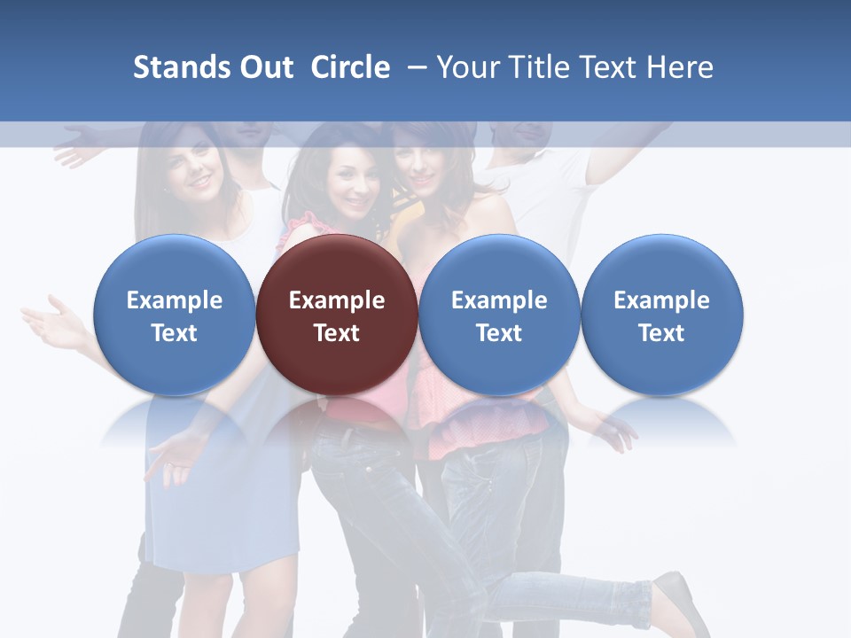 Vertical Young Shot PowerPoint Template