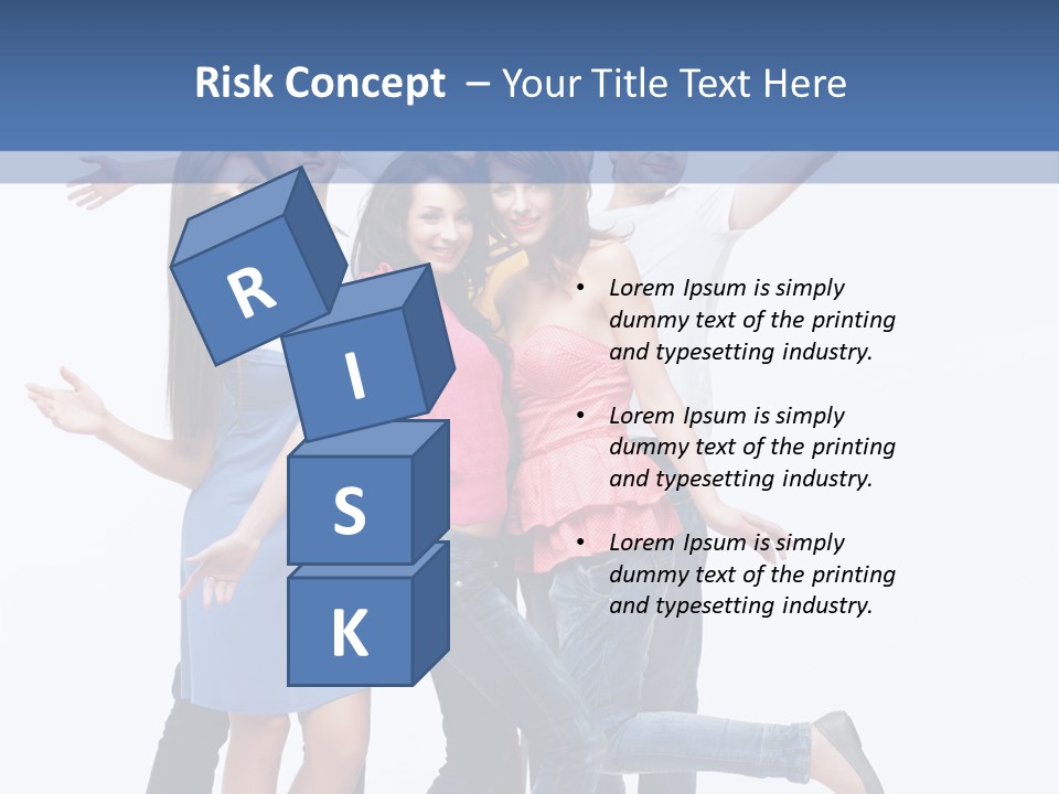 Vertical Young Shot PowerPoint Template