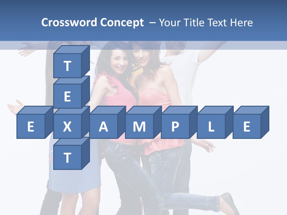 Vertical Young Shot PowerPoint Template