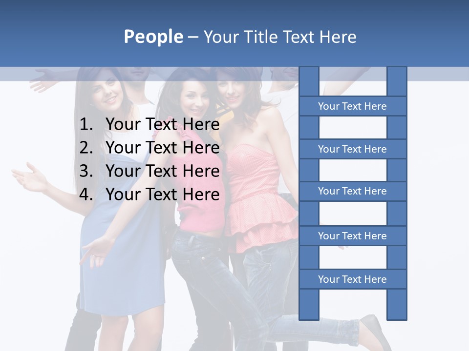Vertical Young Shot PowerPoint Template
