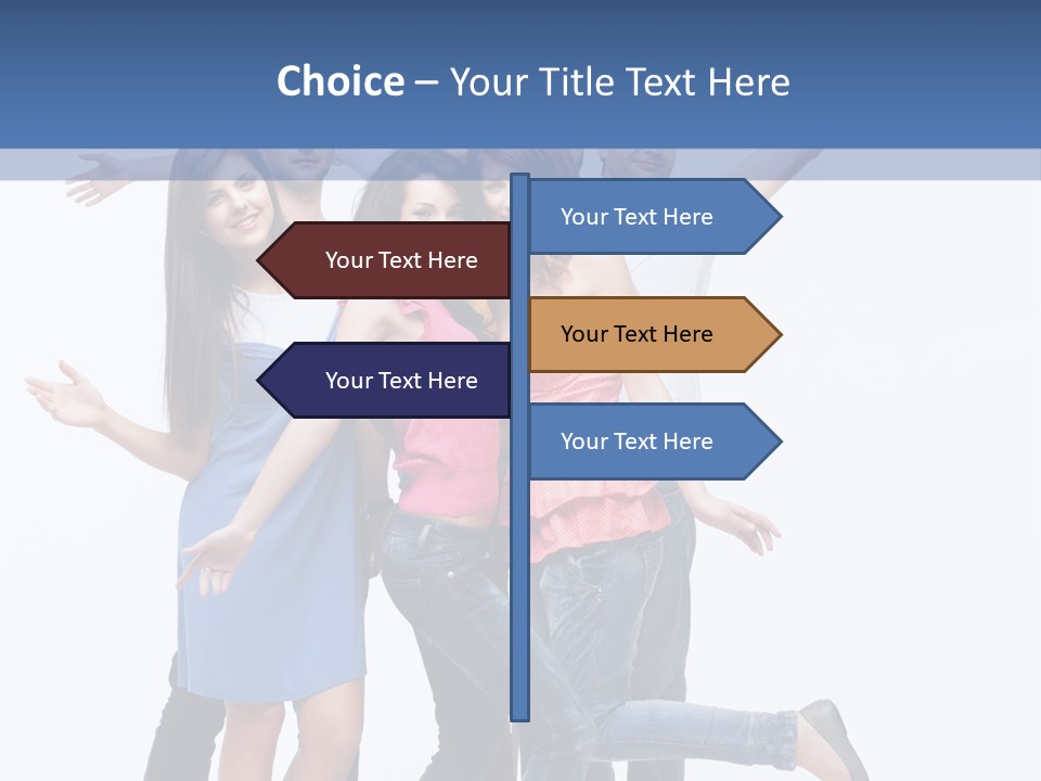 Vertical Young Shot PowerPoint Template