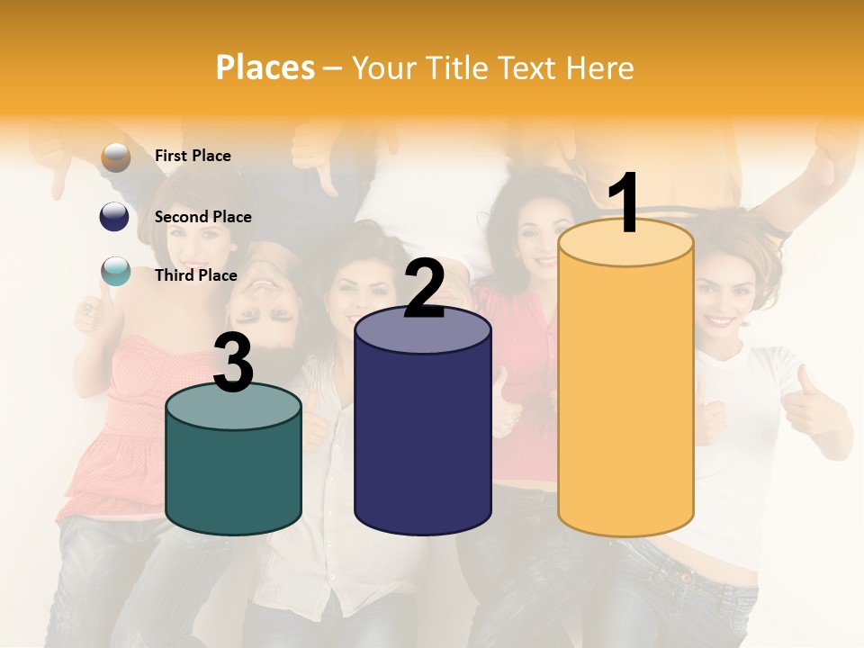 Having Shot Studio Caucasian PowerPoint Template