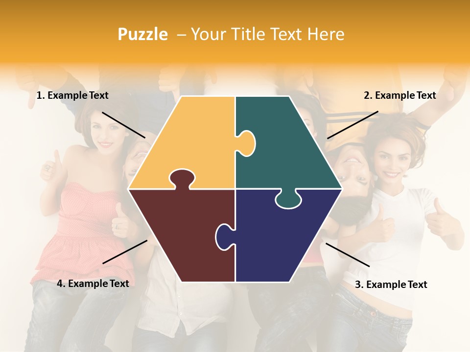 Having Shot Studio Caucasian PowerPoint Template