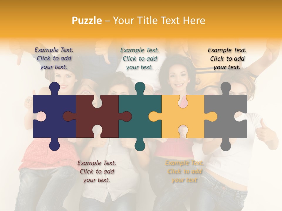 Having Shot Studio Caucasian PowerPoint Template